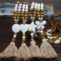 Star Fashion Wood Necklace Wholesale main image 2