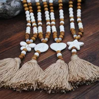 Star Fashion Wood Necklace Wholesale main image 4