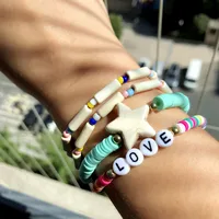 Geometric Fashion Resin Soft Clay Bracelets Wholesale main image 2