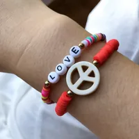 Geometric Fashion Resin Soft Clay Bracelets Wholesale main image 3