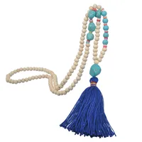 Geometric Fashion Wood Necklace Wholesale main image 5