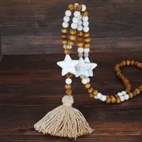 Star Fashion Wood Necklace Wholesale sku image 6