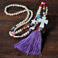 Star Fashion Wood Necklace Wholesale sku image 8
