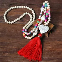 Star Fashion Wood Necklace Wholesale sku image 14