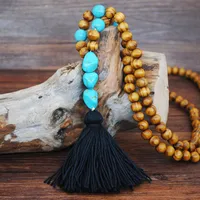 Star Fashion Wood Necklace Wholesale sku image 2