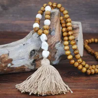 Star Fashion Wood Necklace Wholesale sku image 3