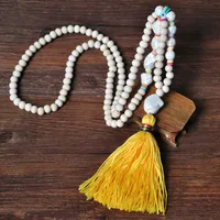 Geometric Fashion Wood Necklace Wholesale sku image 2
