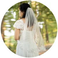 Mujeres Color Sólido Retro Gasa Hierro Velos De Jaula De Pájaros main image 5