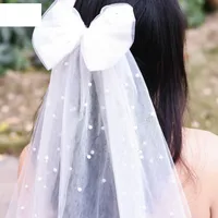 Mujeres Forma De U Moda Gasa Hierro Velos De Jaula De Pájaros main image 2