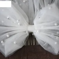 Mujeres Forma De U Moda Gasa Hierro Velos De Jaula De Pájaros main image 4