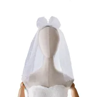 Mujeres Forma De U Moda Gasa Hierro Velos De Jaula De Pájaros main image 5