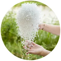 Bridal Handmade Pearl Gypsophila Bouquet Bridal Wedding Accessories main image 5