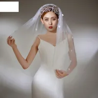Women'S Solid Color Fashion Gauze Iron Birdcage Veils main image 2