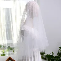 Women'S Geometric Fashion Gauze Inlay Pearl Birdcage Veils sku image 1