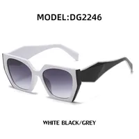 Square Fashion Geometric UV400 Full Frame Women's Sunglasses main image 4