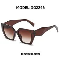 Square Fashion Geometric UV400 Full Frame Women's Sunglasses sku image 9