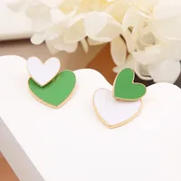 1 Pair Heart Elegant Alloy Plating Drop Earrings sku image 1