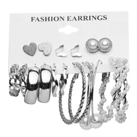 Bow Knot Fashion Alloy Plating Earrings sku image 3