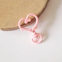 Estilo Simple Forma De Corazón Metal Pintura Llavero main image 5