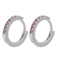 U Shape Simple Style Copper Artificial Gemstones Plating Earrings sku image 19