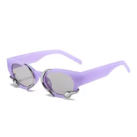Special-Shaped Mirror Cool Style Geometric Full Frame Women's Sunglasses main image 3