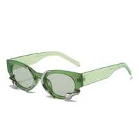Special-Shaped Mirror Cool Style Geometric Full Frame Women's Sunglasses sku image 1