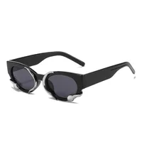Special-Shaped Mirror Cool Style Geometric Full Frame Women's Sunglasses sku image 5