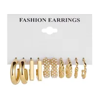 Bow Knot Fashion Alloy Plating Earrings sku image 4