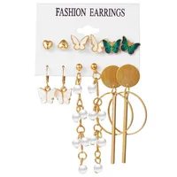 Bow Knot Fashion Alloy Plating Earrings sku image 7