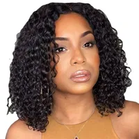 Women's Hip-hop Casual High-temperature Fiber Centre Parting Short Curly Hair Wigs main image 3