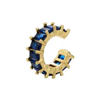 Geometric Fashion Copper Artificial Gemstones Plating Earrings sku image 6