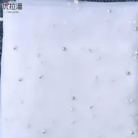 Women'S Geometric Fashion Gauze Inlay Pearl Birdcage Veils sku image 5