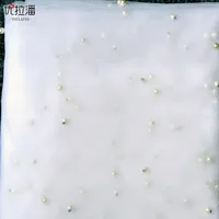 Women'S Geometric Fashion Gauze Inlay Pearl Birdcage Veils sku image 8