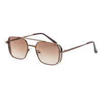 Square Fashion Solid Color Pc UV400 Full Frame Men's Sunglasses sku image 1