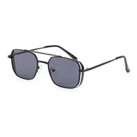 Square Fashion Solid Color Pc UV400 Full Frame Men's Sunglasses sku image 9