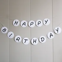 Birthday Letter Paper Birthday Decorative Props 1 Piece sku image 13