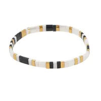 Rainbow Style Fashion Beach Bohemian Bracelet Imported Tila Beaded Jewelry Wholesale sku image 3