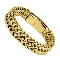 Moda Color Sólido Acero Inoxidable Pulido Enchapado Pulsera 1 Pieza sku image 21