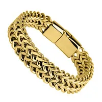 Moda Color Sólido Acero Inoxidable Pulido Enchapado Pulsera 1 Pieza sku image 8