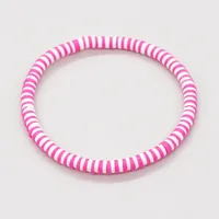 Letter Bohemian No Inlaid Plastic Soft Clay Bracelets Wholesale sku image 3