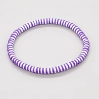 Letter Bohemian No Inlaid Plastic Soft Clay Bracelets Wholesale sku image 11