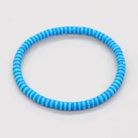 Letter Bohemian No Inlaid Plastic Soft Clay Bracelets Wholesale sku image 9