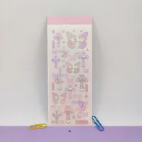 Original Korean Style Hand Account Cartoon Goka Stickers Wholesale 3d Laser Cartoon Characters Cute Goka Small Stickers sku image 1