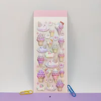 Original Korean Style Hand Account Cartoon Goka Stickers Wholesale 3d Laser Cartoon Characters Cute Goka Small Stickers sku image 5