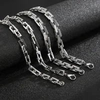 Rock Streetwear Titanium Steel Geometric Men's Bracelets Necklace main image 1