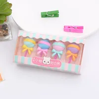 1 Set Cartoon Learning Tpr Cartoon Style Eraser main image 2