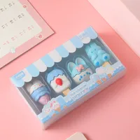 1 Set Cartoon Learning Tpr Preppy Style Eraser sku image 1