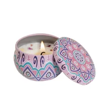 Candle Retro Printing Wax Home Decor main image 3