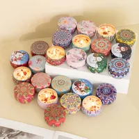 Candle Retro Printing Wax Home Decor main image 4