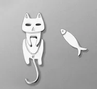 1 Paire Chat Mignon Le Cuivre Placage Boucles D'Oreilles main image 4